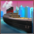 cruzar océanos Titanic icono