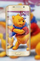 pooh wallpaper الملصق