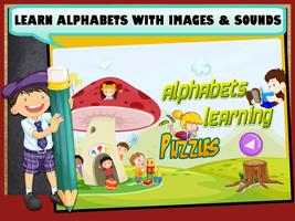 Alphabets Learning Puzzles الملصق