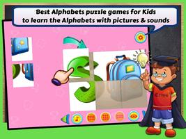 Alphabets Learning Puzzles تصوير الشاشة 1