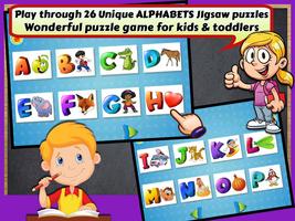 Alphabets Learning Puzzles स्क्रीनशॉट 2