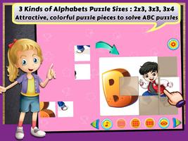 Alphabets Learning Puzzles تصوير الشاشة 3