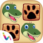 Dinosaurs Match Pairs - Dinosaur Games Free simgesi