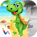 Dinosaurs Scratch & Color - Dinosaur Games Free APK