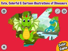 1 Schermata Dinosaurs Scratch & Color - Dinosaur Games Free