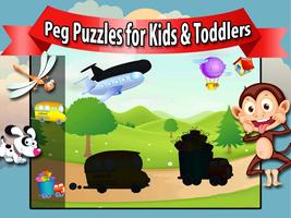 Peg Puzzles for Kids & Toddler Cartaz