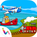 Vehicles Peg Puzzles for Kids APK