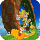 Super Saiyan Sonic Run Zeichen