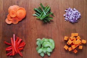 Vegetables Basic Cut. الملصق