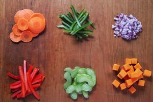 Vegetables Basic Cut. 포스터