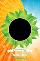 Summer Day Photo Frame ポスター