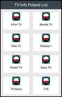 TV Info Pologne Liste Affiche