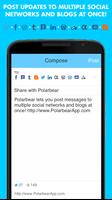 Polarbear: Twitter Facebook WP Affiche