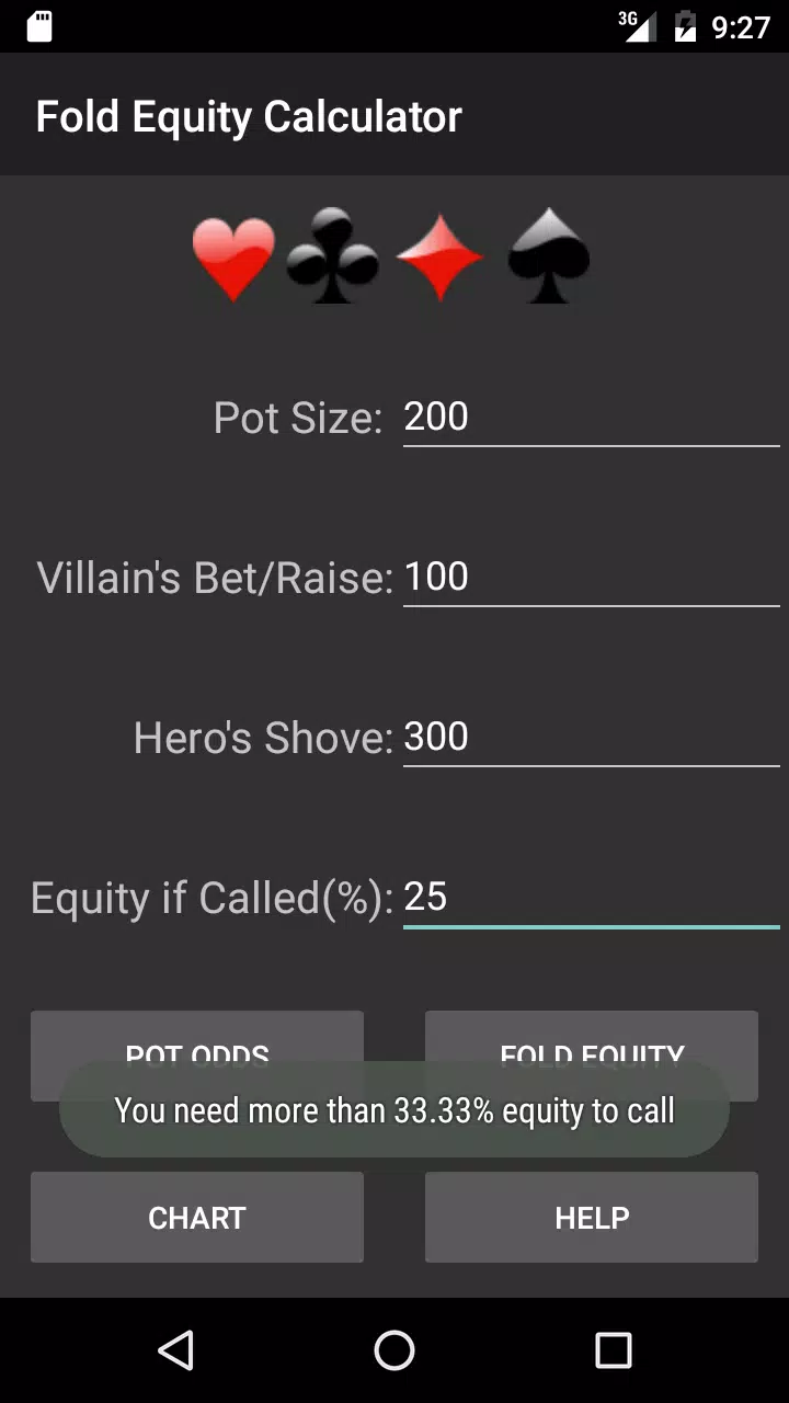 Poker Fold Equity Calculator APK for Android Download