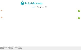 Polaris Backup تصوير الشاشة 2