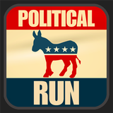 Political Run - Democrat ikon