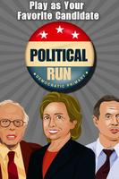 Political Run - Democrat الملصق