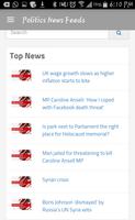 Politics News Feeds screenshot 1