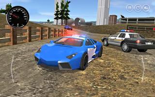 Police Car : Robber Chase Cop Driving Simulator 3D capture d'écran 1