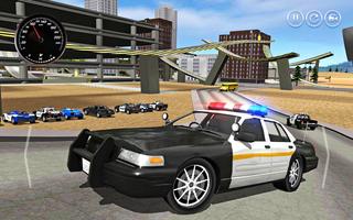 Police Car : Robber Chase Cop Driving Simulator 3D capture d'écran 2