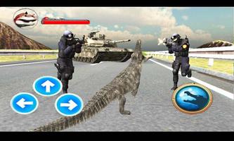 Police Crocodile Simulator 3D capture d'écran 2