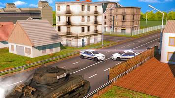Police Attack Tank Shooting Game 3D 2017 capture d'écran 3