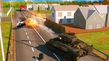 Police Attack Tank Shooting Game 3D 2017 capture d'écran 1