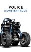 Police Monster Truck games Cartaz
