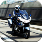 Police Moto Game icône