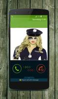 Police woman call prank Affiche
