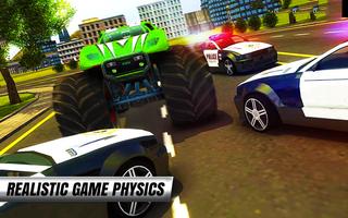 Police Car Simulator : Crime City Monster Chase 3D स्क्रीनशॉट 3