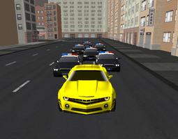 Car Police Chase Escape 3D capture d'écran 3