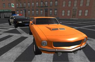 Poster Car Police Chase Escape 3D