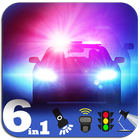 ★ Ultimate Police Car Lighting icône