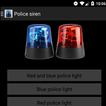 Police siren and lights