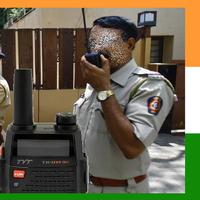 India Police Scanner Radio Plakat