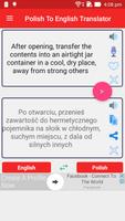 Polish English Translator ảnh chụp màn hình 1