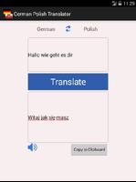 German Polish Translator capture d'écran 2