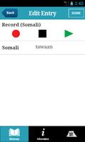 Somali English Dictionary capture d'écran 1
