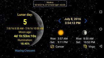 Moon Calendar Ekran Görüntüsü 1