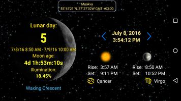 برنامه‌نما Moon Calendar عکس از صفحه