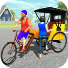 Cycle Rickshaw Driving Simulator 2018: Tuk Tuk Sim 图标