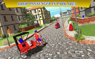 Cycle Rickshaw Driving Simulator 2018: Tuk Tuk Sim 截图 3