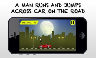 پوستر StickMan - Jump on Road