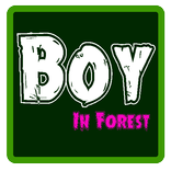 Boy in forest
