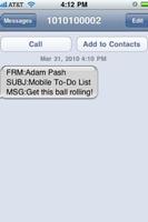 برنامه‌نما SMS for free, Email to SMS عکس از صفحه