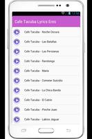 Cafe Tacuba Lyrics Eres capture d'écran 1