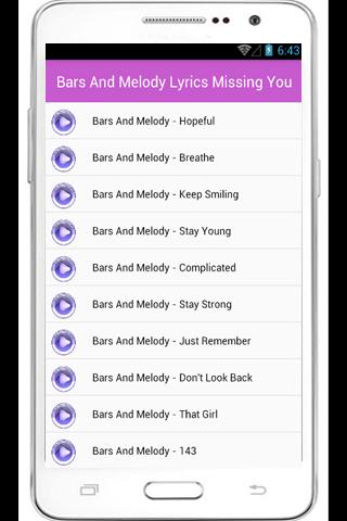 Bars And Melody Lyrics Hopeful For Android Apk Download
