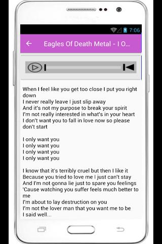 Eagles Of Death Metal Lyrics APK voor Android Download