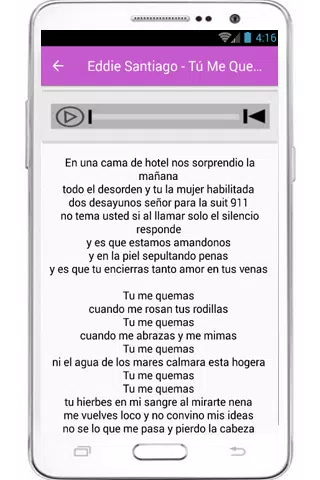 Descarga de APK de Eddie Santiago Lyrics Mia para Android